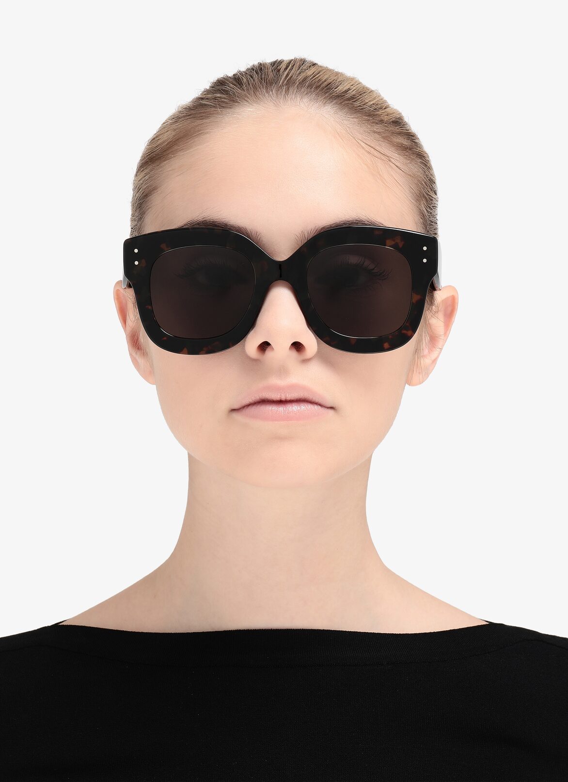 GLASSES BROWN/SILVER ALAÏA HAVANA-HAVANA-GRAY  GLASSES BROWN/SILVER